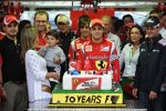 Felipe Massa feiert seinen 100. Start für Ferrari