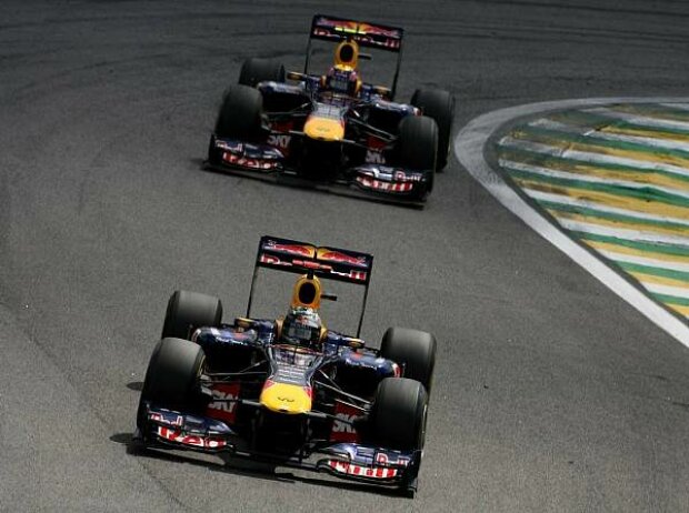 Sebastian Vettel vor Mark Webber