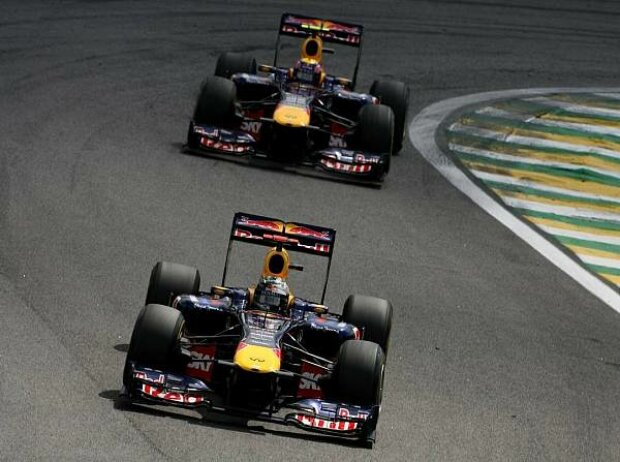 Sebastian Vettel vor Mark Webber