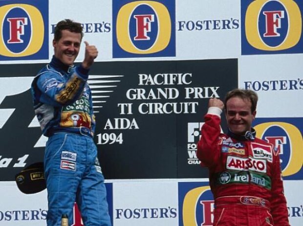 Michael Schumacher und Rubens Barrichello