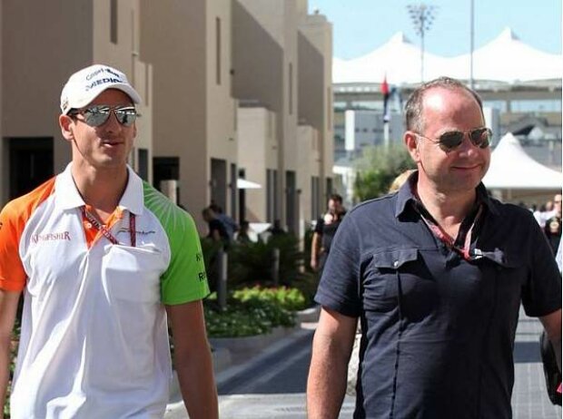 Adrian Sutil und Manfred Zimmermann