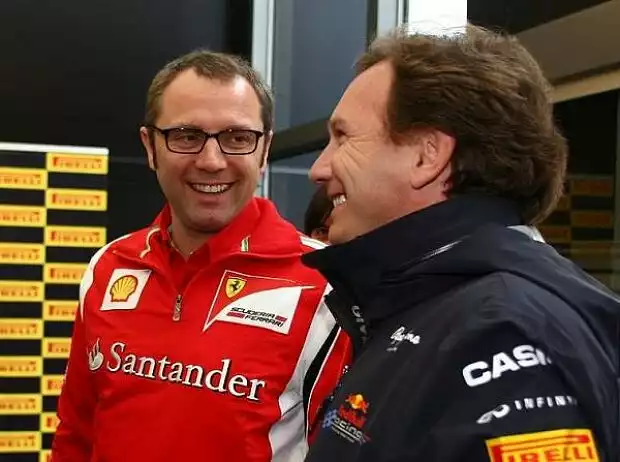 Stefano Domenicali (Teamchef), Christian Horner (Teamchef) Titel-Bild zur News: Stefano Domenicali (Teamchef), Christian Horner (Teamchef)