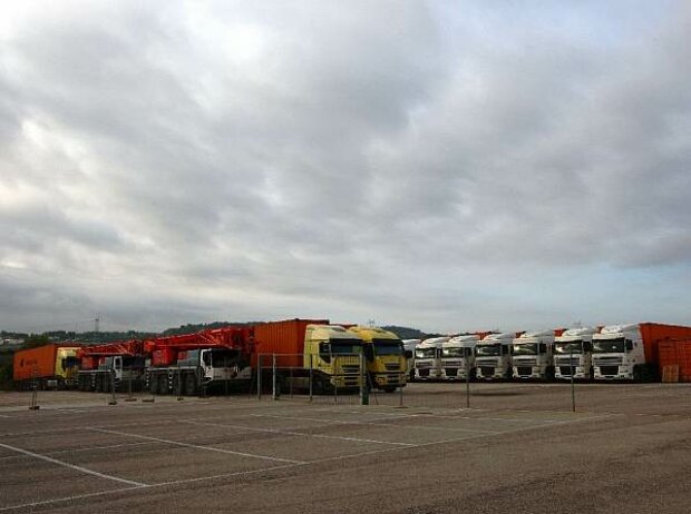 DHL-Lkw in Valencia