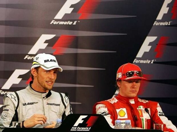 Titel-Bild zur News: Kimi Räikkönen, Jenson Button