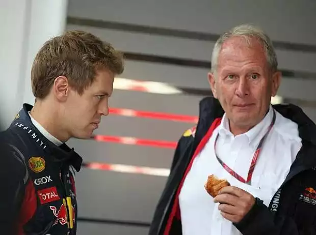 Sebastian Vettel, Helmut Marko (Motorsportchef) Titel-Bild zur News: Sebastian Vettel, Helmut Marko (Motorsportchef)