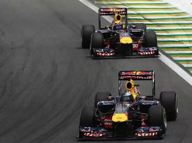 Titel-Bild zur News: Mark Webber, Sebastian Vettel