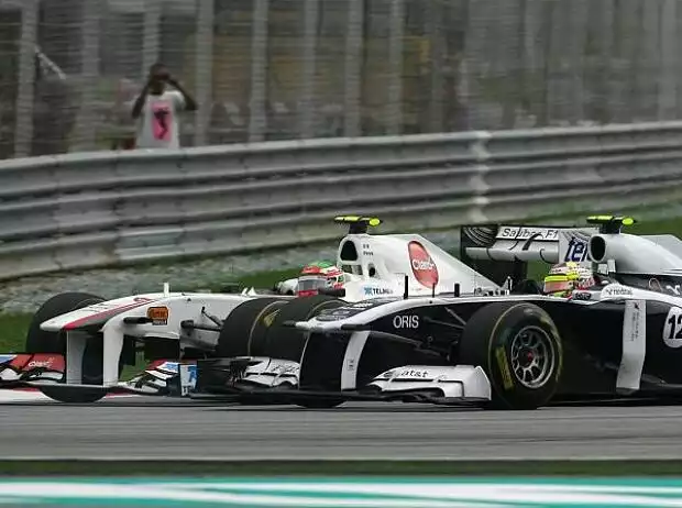 Titel-Bild zur News: Pastor Maldonado, Sergio Perez