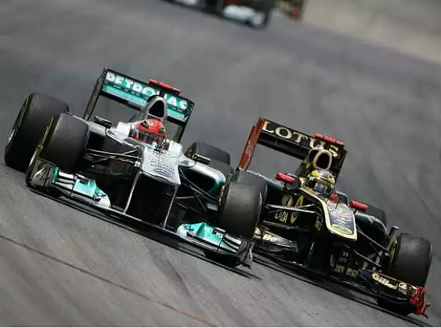 Bruno Senna, Michael Schumacher Titel-Bild zur News: Bruno Senna, Michael Schumacher