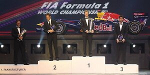 Vettel und Red Bull offiziell als Weltmeister geehrt