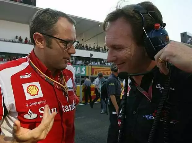 Christian Horner (Teamchef), Stefano Domenicali (Teamchef) Titel-Bild zur News: Christian Horner (Teamchef), Stefano Domenicali (Teamchef)