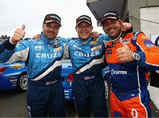 Carlos Bueno, Yvan Muller, Robert Huff Carlos Bueno, Yvan Muller, Robert Huff
