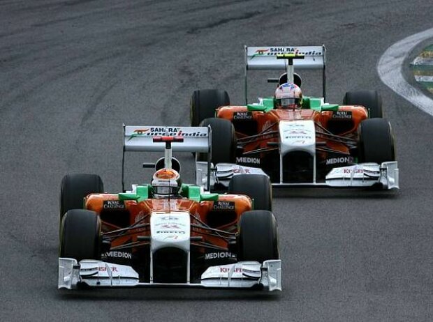 Paul di Resta, Adrian Sutil Paul di Resta, Adrian Sutil