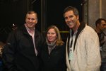 Der Bürgermeister von Indianapolis, Sarah Fisher und Randy Bernard
