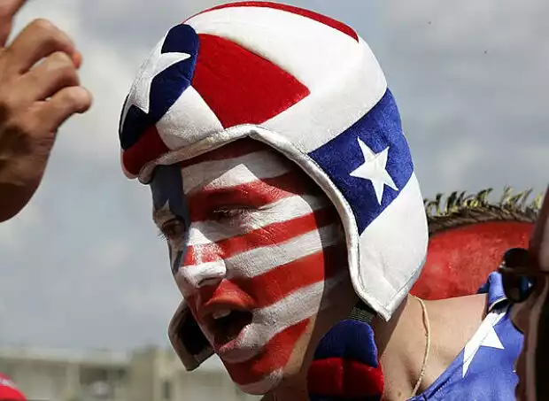 US-Fan in Indianapolis Titel-Bild zur News: US-Fan in Indianapolis