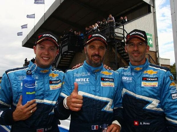 Yvan Muller, Alain Menu, Robert Huff Yvan Muller, Alain Menu, Robert Huff