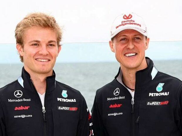 Nico Rosberg, Michael Schumacher Nico Rosberg, Michael Schumacher