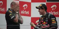 Sebastian Vettel, Adrian Newey (Technischer Direktor)