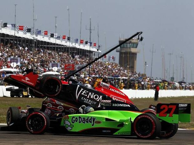 Marco Andretti, Scott Dixon, Mike Conway