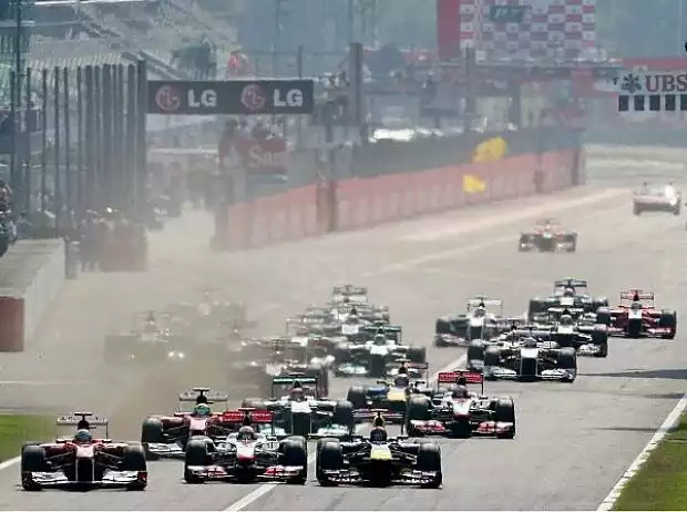 Titel-Bild zur News: Fernando Alonso, Sebastian Vettel, Lewis Hamilton