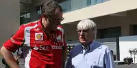 Stefano Domenicali (Teamchef), Bernie Ecclestone (Formel-1-Chef)
