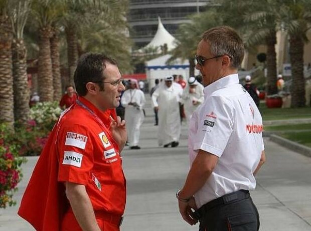 Stefano Domenicali und Martin Whitmarsh Stefano Domenicali und Martin Whitmarsh