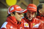 Felipe Massa und Fernando Alonso