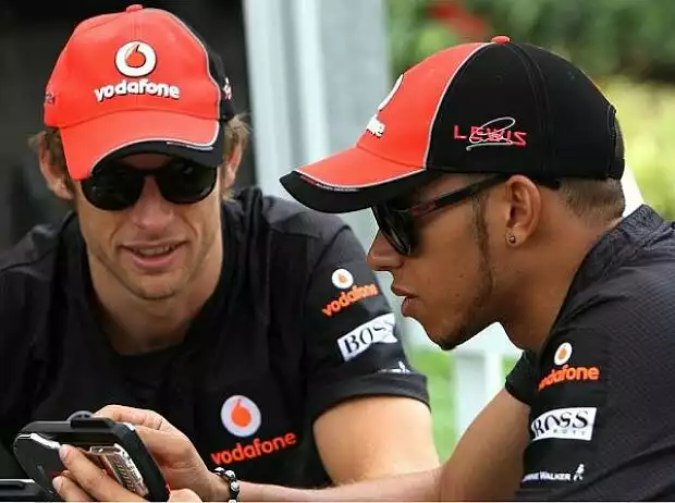 Jenson Button, Lewis Hamilton Titel-Bild zur News: Jenson Button, Lewis Hamilton