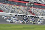 Die NASCAR-Piloten probten auch am Samstag das Pack-Racing