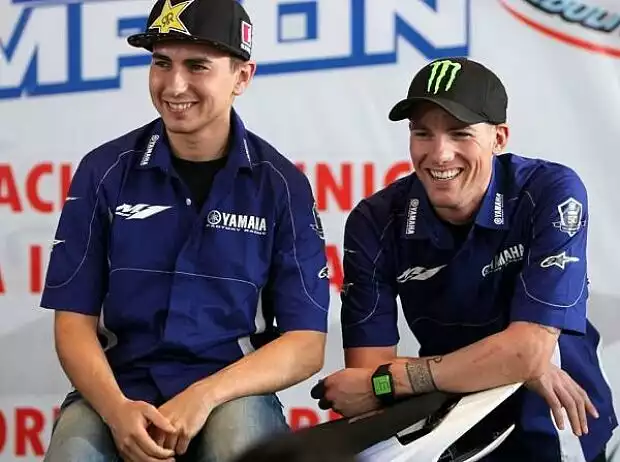 Jorge Lorenzo; Ben Spies Titel-Bild zur News: Jorge Lorenzo; Ben Spies