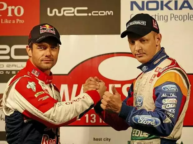 Sebastien Loeb, Mikko Hirvonen Titel-Bild zur News: Sebastien Loeb, Mikko Hirvonen