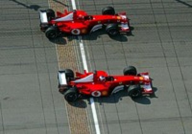Michael Schumacher, Rubens Barrichello Michael Schumacher, Rubens Barrichello