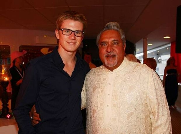 Nico Hülkenberg und Vijay Mallya Nico Hülkenberg und Vijay Mallya