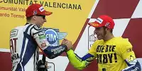 Jorge Lorenzo, Valentino Rossi
