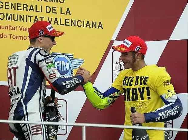Jorge Lorenzo, Valentino Rossi Titel-Bild zur News: Jorge Lorenzo, Valentino Rossi
