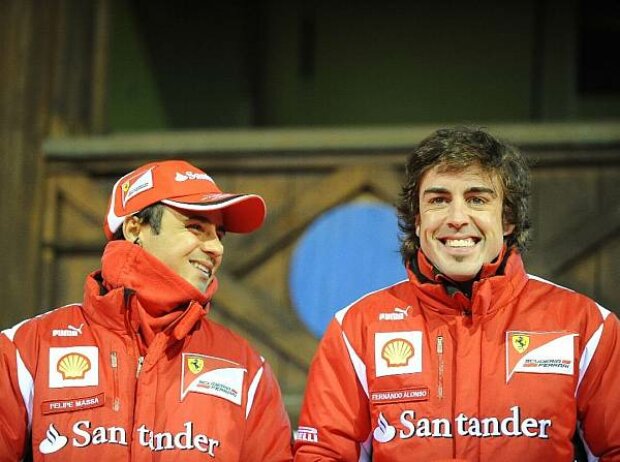Titel-Bild zur News: Felipe Massa und Fernando Alonso