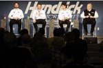 Jimmie Johnson, Dale Earnhardt Jun., Jeff Gordon und Rick Hendrick 