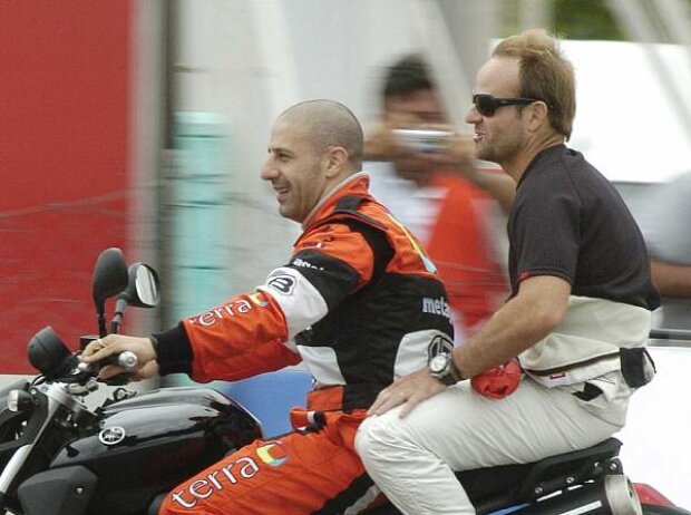 Tony Kanaan und Rubens Barrichello