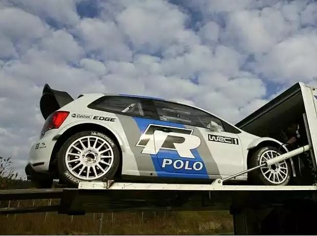 VW Polo WRC Titel-Bild zur News: VW Polo WRC