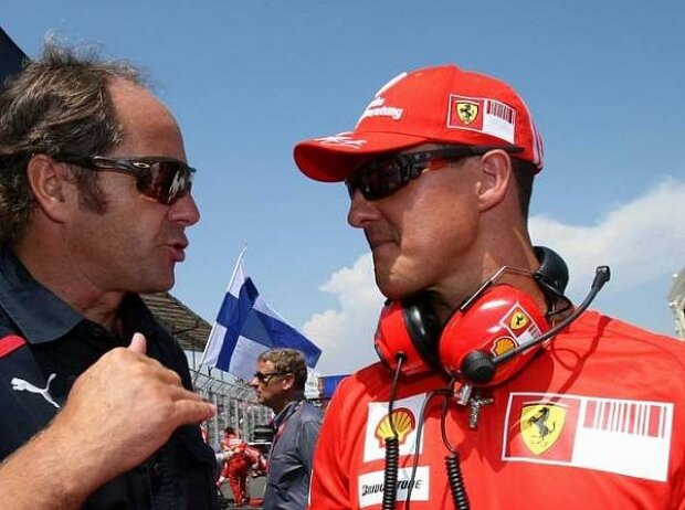 Titel-Bild zur News: Michael Schumacher, Gerhard Berger