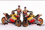 Casey Stoner (Honda) und Daniel Pedrosa (Honda) 