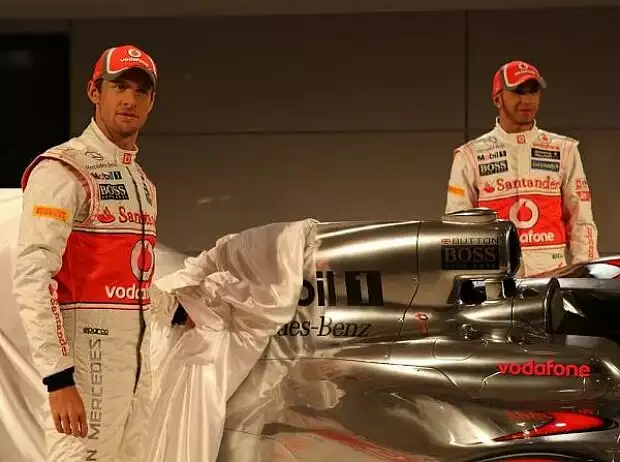 Titel-Bild zur News: Lewis Hamilton, Jenson Button