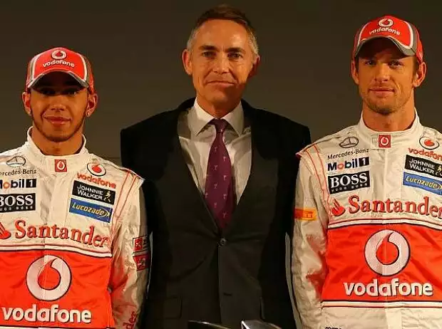 Lewis Hamilton, Martin Whitmarsh (Teamchef), Jenson Button Titel-Bild zur News: Lewis Hamilton, Martin Whitmarsh (Teamchef), Jenson Button