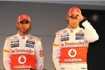 Lewis Hamilton (McLaren) Jenson Button (McLaren) 