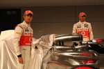 Jenson Button und Lewis Hamilton (McLaren) 