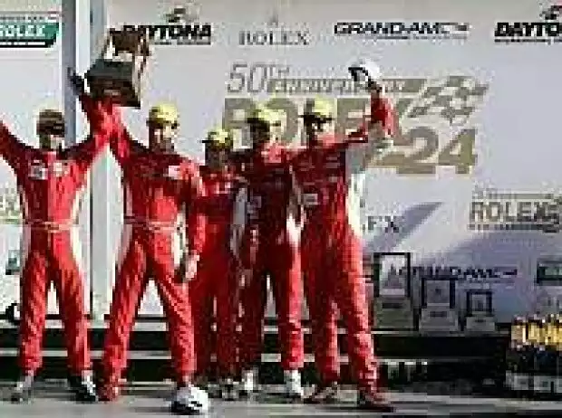 Allan McNish, Lucas Luhr, Ryan Dalziel Titel-Bild zur News: Allan McNish, Lucas Luhr, Ryan Dalziel