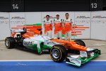 Nico Hülkenberg und Paul di Resta enthüllen den Force India-Mercedes VJM05