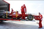 Ferrari F2012 auf dem Weg nach Jerez