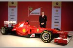 Technikchef Pat Fry und der Ferrari F2012