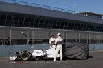 Sergio Perez, Kamui Kobayashi und der Sauber-Ferrari C31