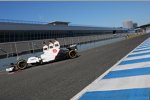 Kamui Kobayashi, Sergio Perez und Esteban Gutierrez (Sauber)